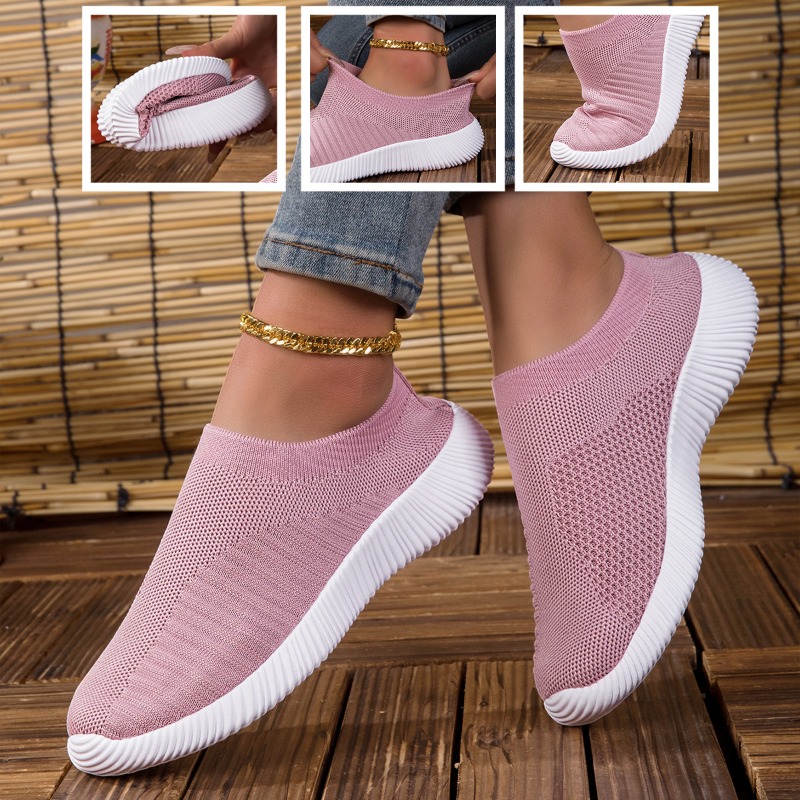 Dames Sneakers Ademend Gebreid - Breathable Mesh Athletic Shoes recensie en prijs